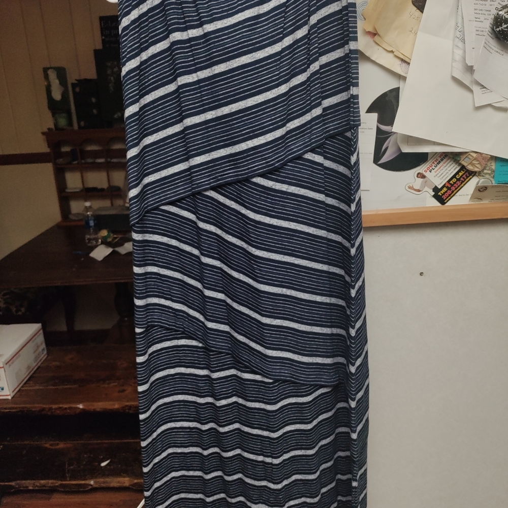 Max edition size large maxi skirt blue and grey brand new with tags